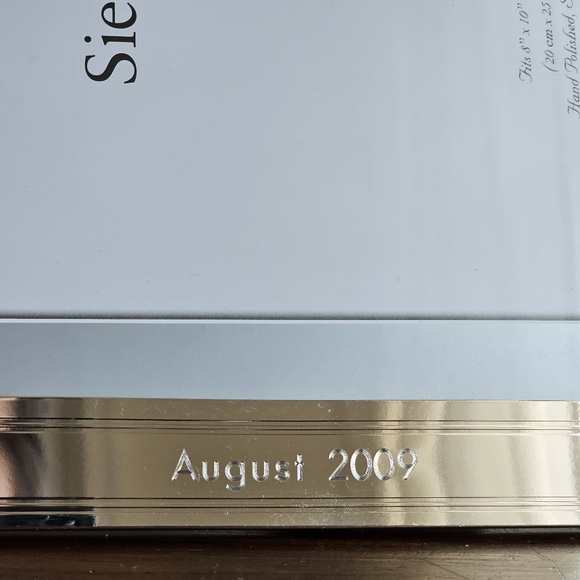 Siena Hand Polished Silverplated Frame Photo Fenwick Island Delaware Aug 2009 - Picture 5 of 15